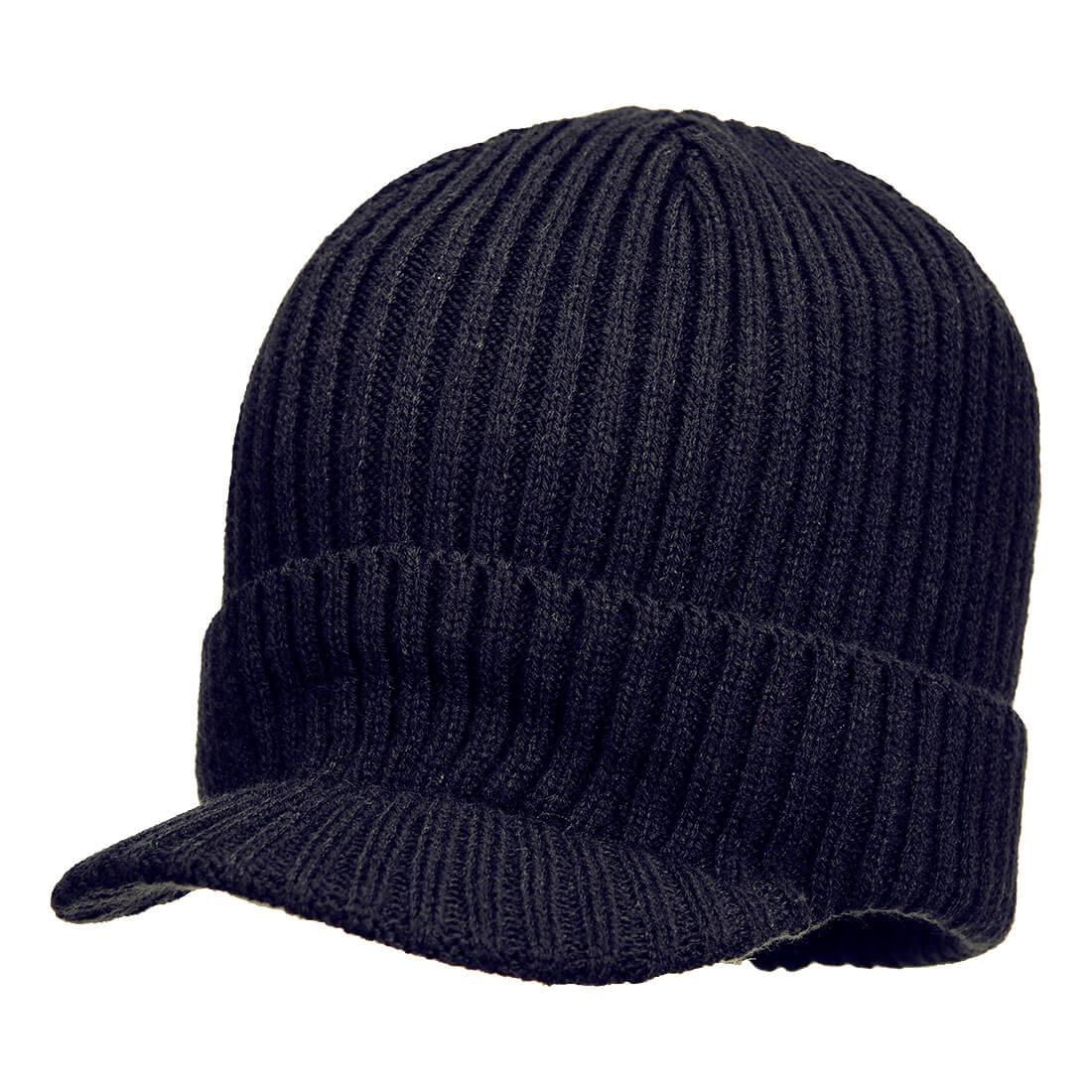 Beanie Hat with Peak - 0