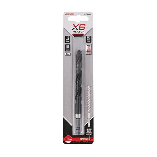 X6 HSS Impact Drill Bits - 0