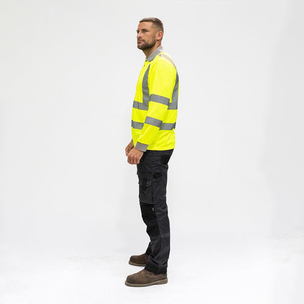 Hi-Vis Polo S/SLEEVE Yellow - 0