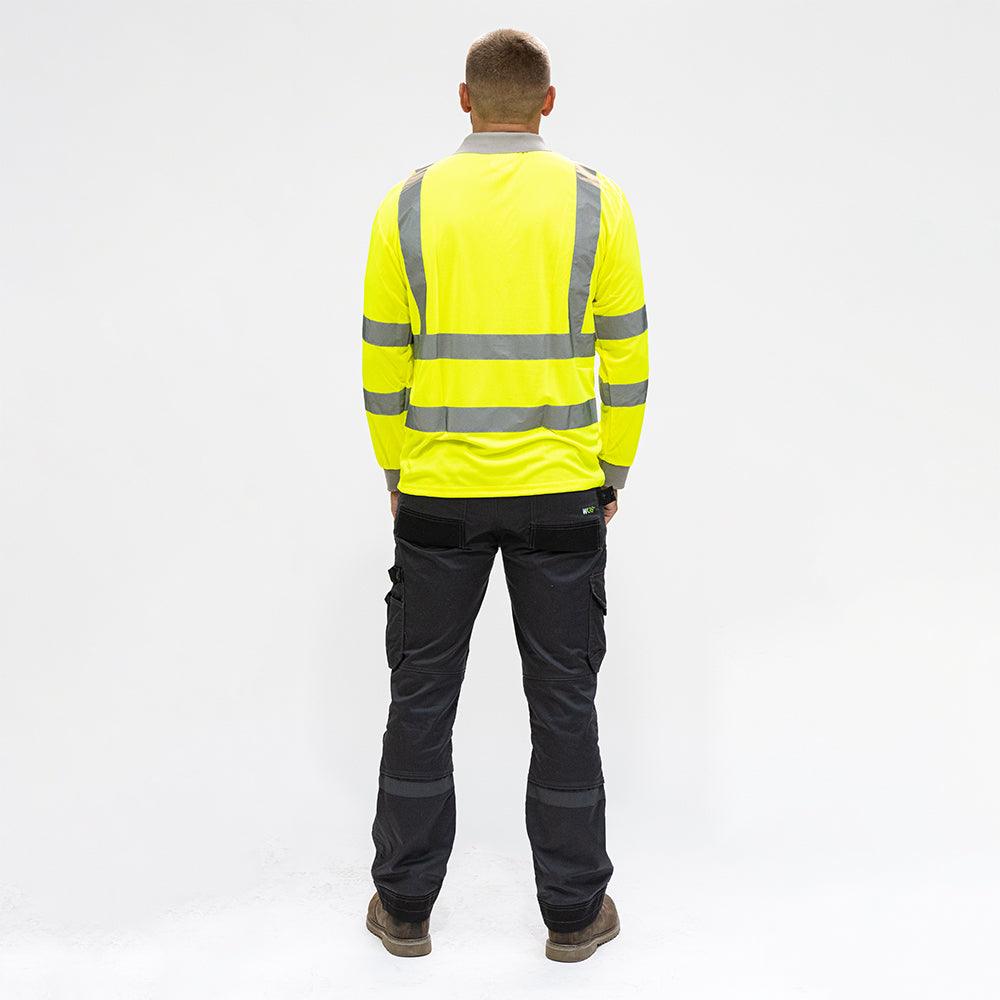 Hi-Vis Polo S/SLEEVE Yellow