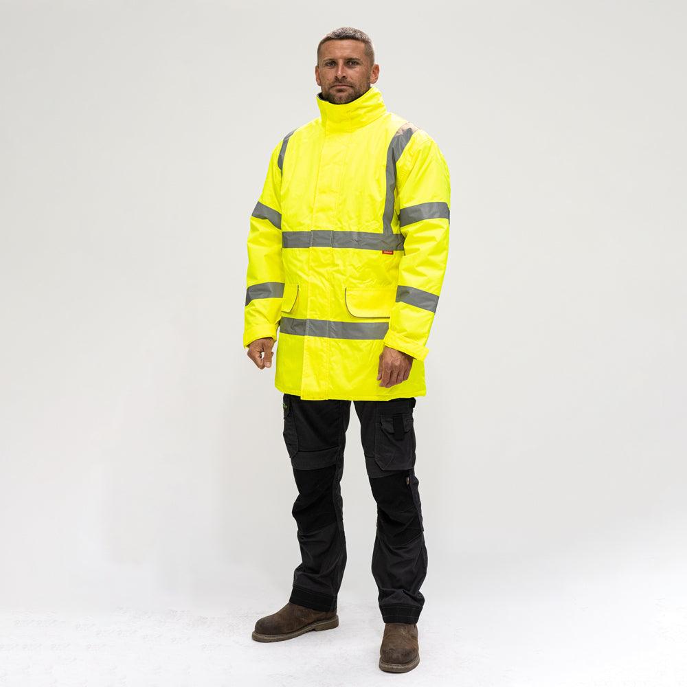 Hi-Vis Parka Jacket Yellow