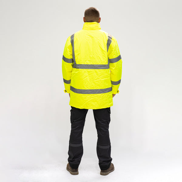 Hi-Vis Parka Jacket Yellow