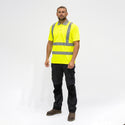 Hi-Vis Polo S/SLEEVE Yellow