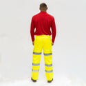 Hi-Vis Elastic Trousers Yellow