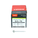 TIMCO Self-Drilling Light Section Screws Exterior Silver with EPDM Washer