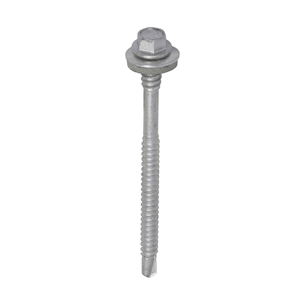 TIMCO Self-Drilling Light Section Composite Panel Screws Exterior Silver with EPDM Washer