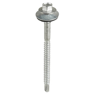 TIMCO Self-Drilling Light Section Composite Panel Screws Exterior Silver with EPDM Washer