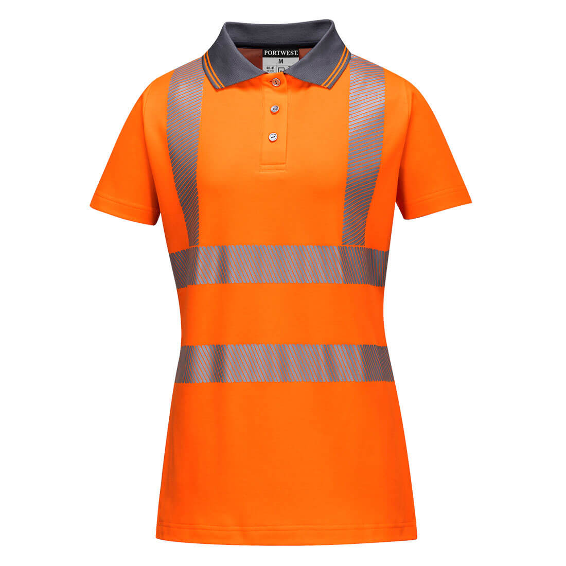 Hi-Vis Women's Cotton Comfort Pro Polo Shirt S/S - 0