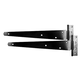 Medium Tee Hinge Pair Black