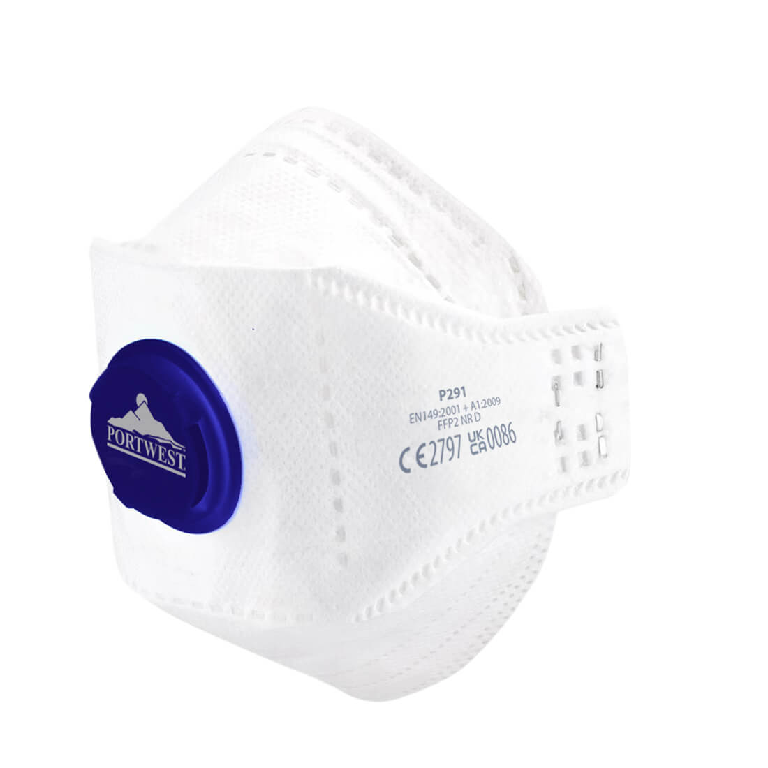 EAGLE FFP2 Valved Dolomite Fold Flat Respirator (Pk10)