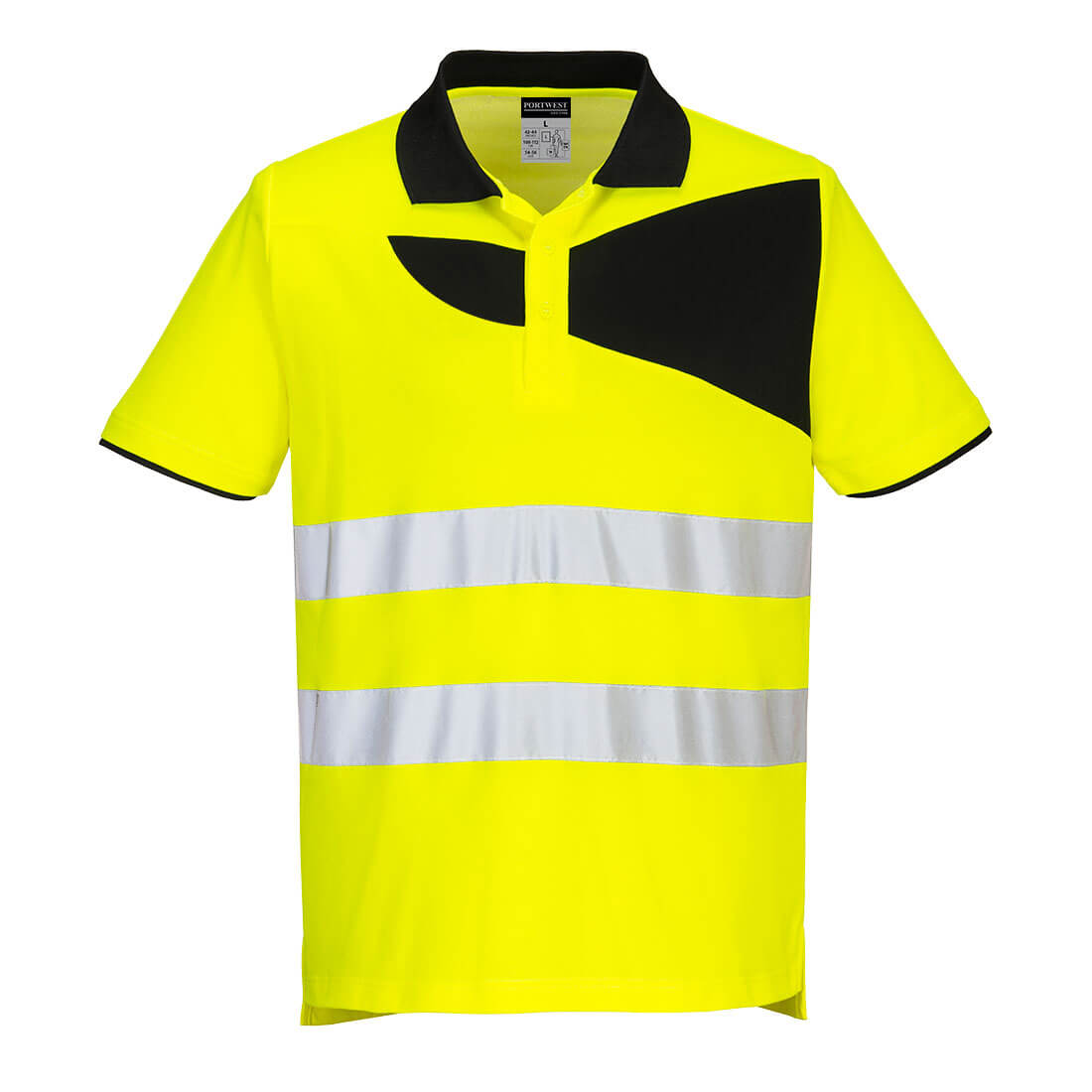 PW2 Hi-Vis Cotton Comfort Polo Shirt S/S - 0