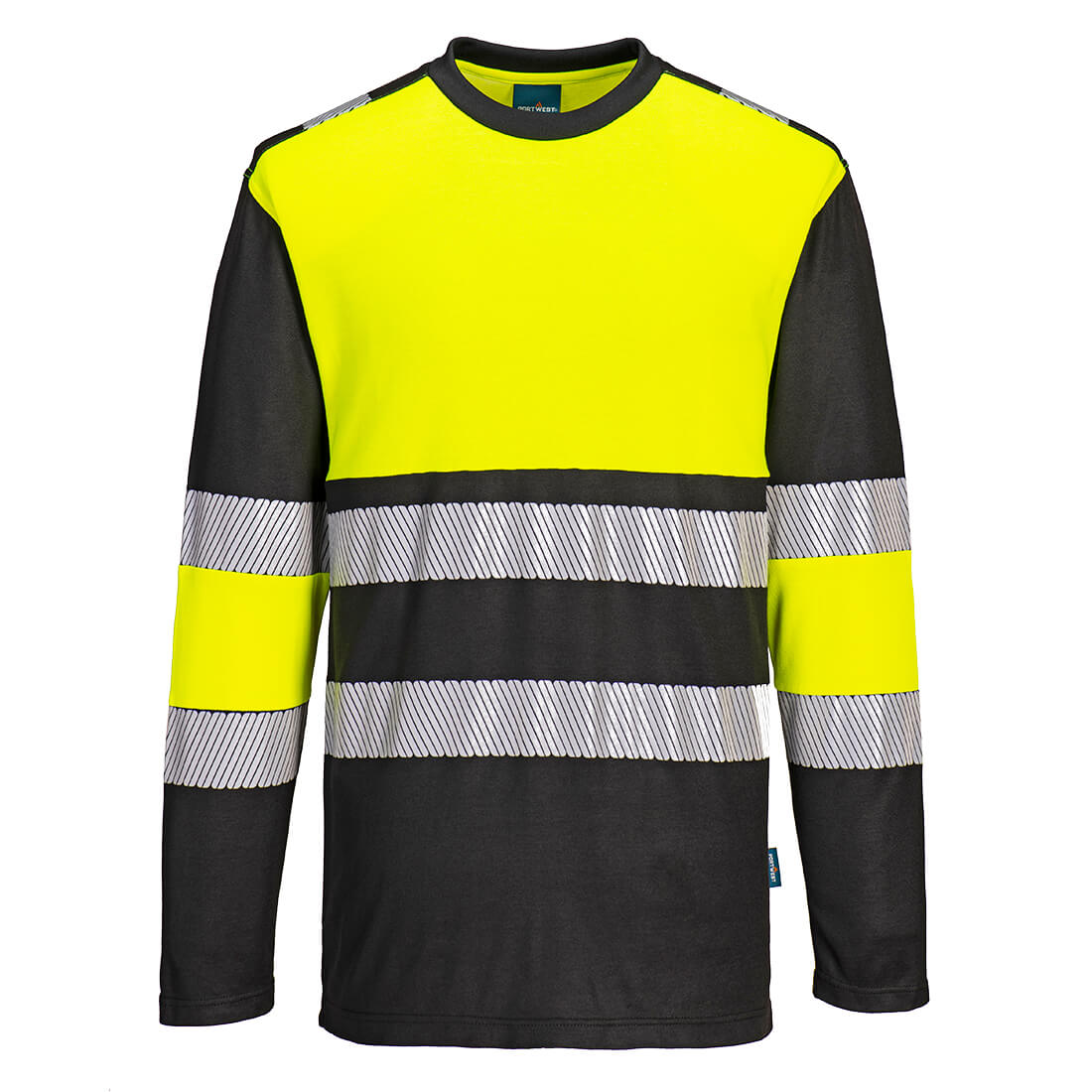 PW3 Hi-Vis Cotton Comfort Class 1 T-Shirt L/S - 0