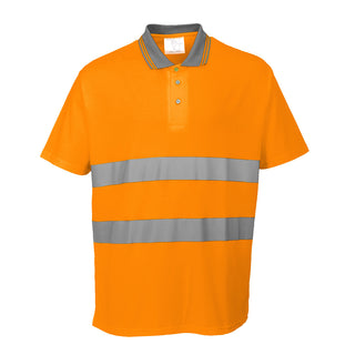 Hi-Vis Cotton Comfort Polo Shirt S/S