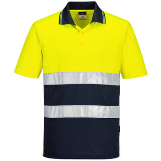 Hi-Vis Lightweight Contrast Polo Shirt S/S