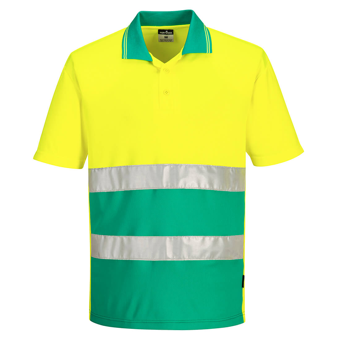 Hi-Vis Lightweight Contrast Polo Shirt S/S - 0