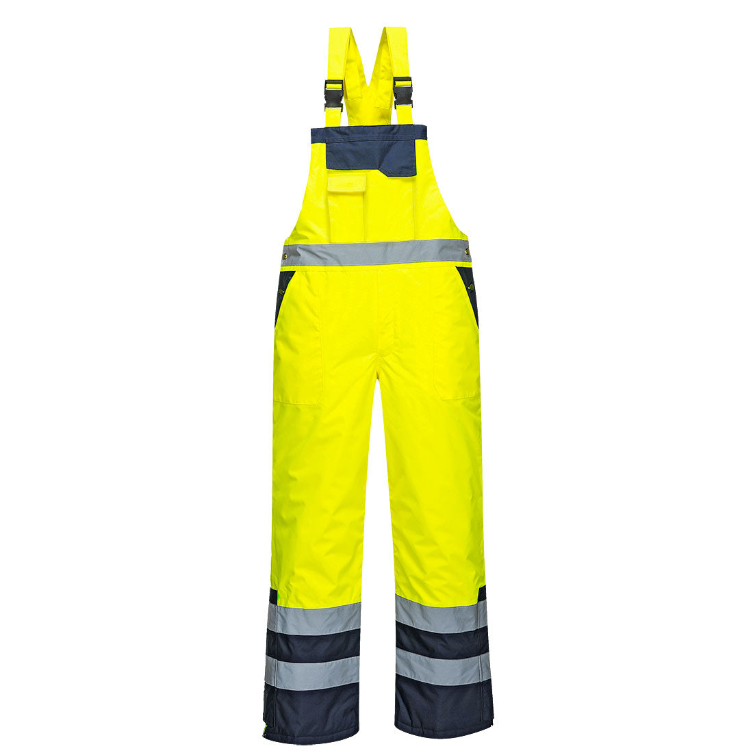 Hi-Vis Contrast Winter Bib and Brace - 0