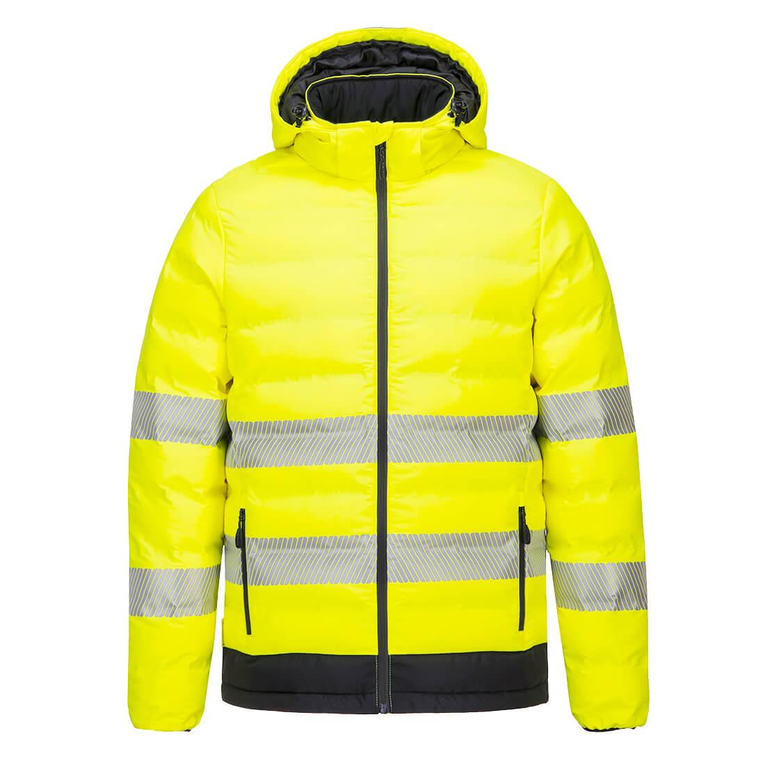 Hi-Vis Ultrasonic Heated Tunnel Jacket - 0