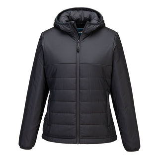 Professional Women's Hooded Insulated Baffle Jacket