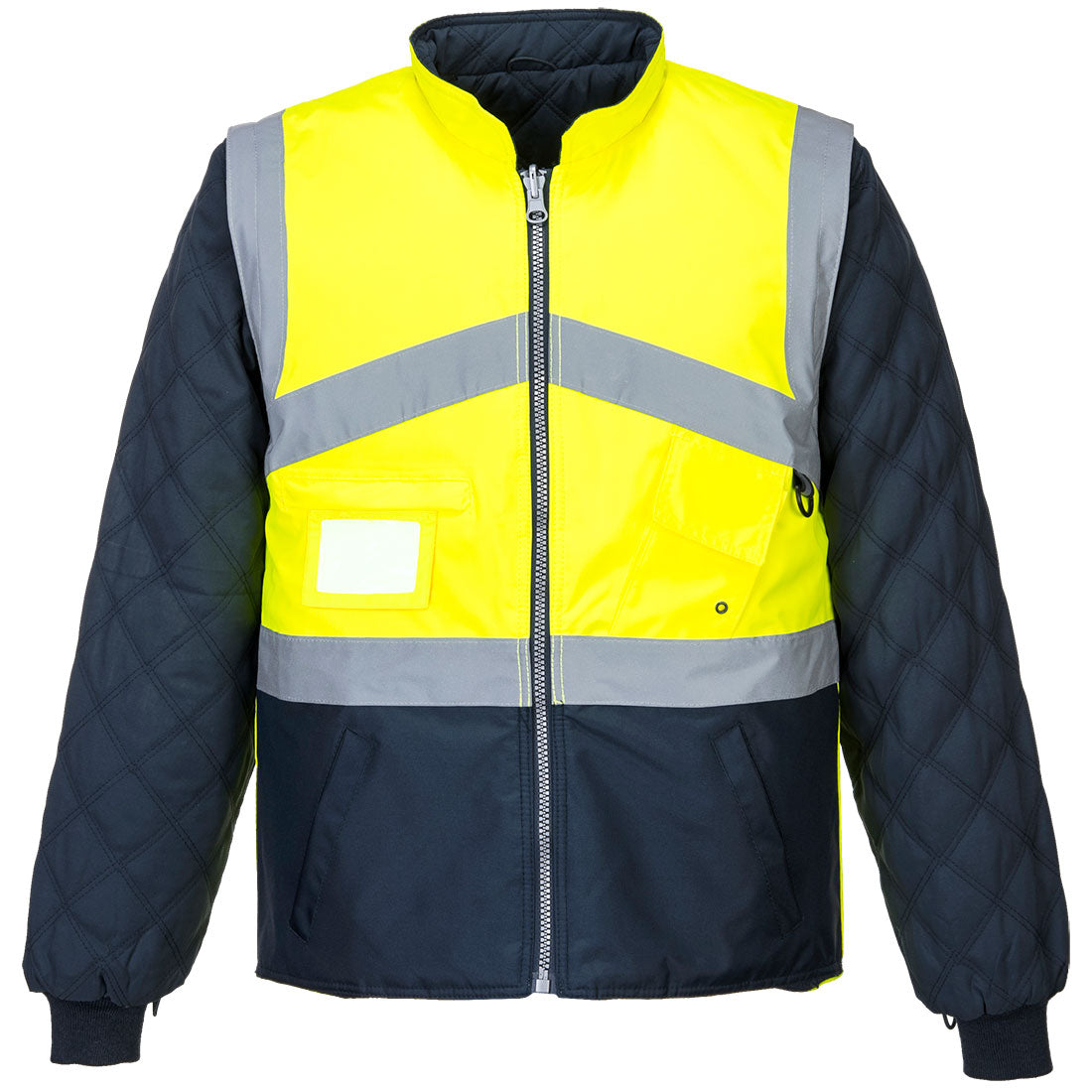 Hi-Vis Breathable 2-in-1 Contrast Reversible Jacket - 0