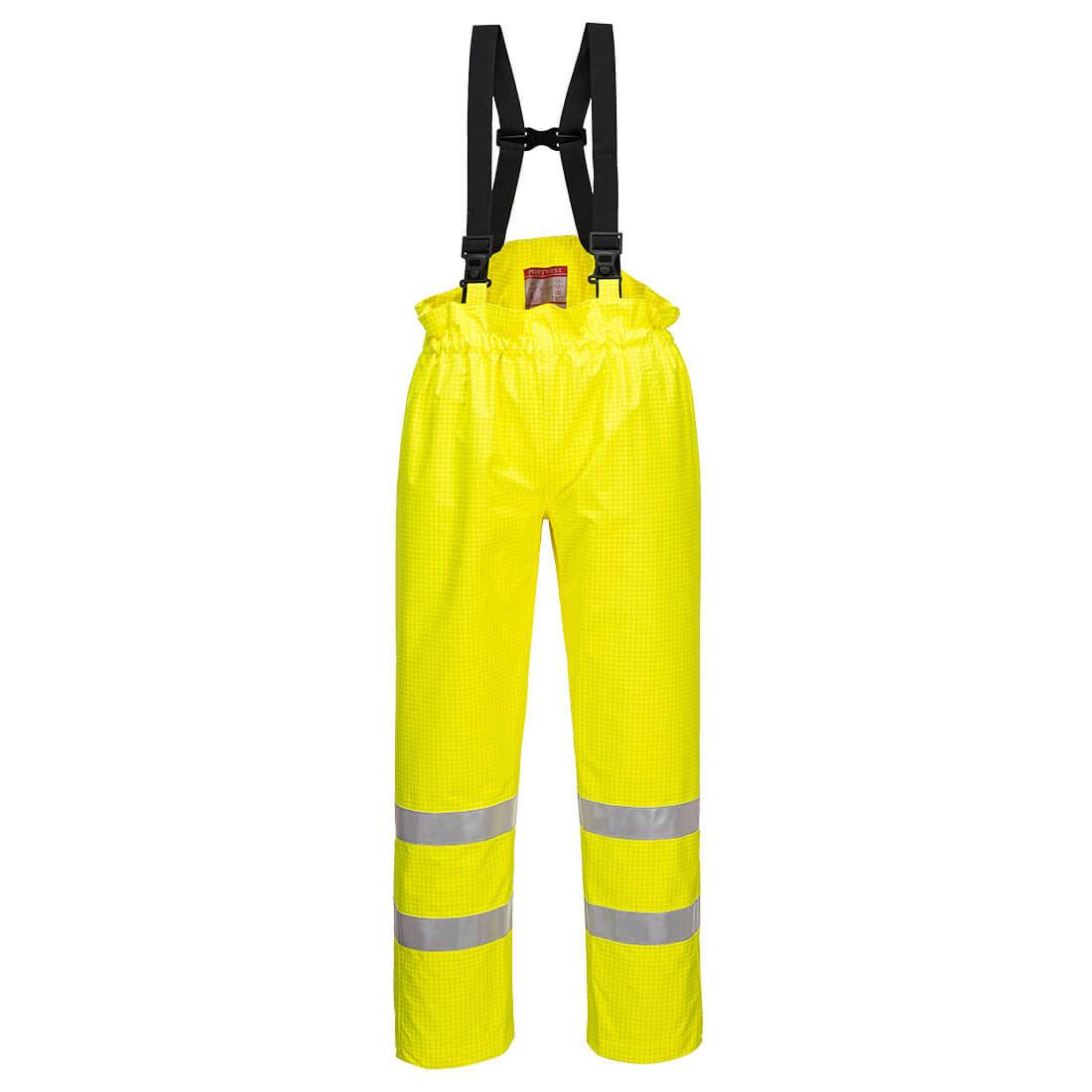 Bizflame Rain Unlined  Hi-Vis Antistatic FR Trousers - 0