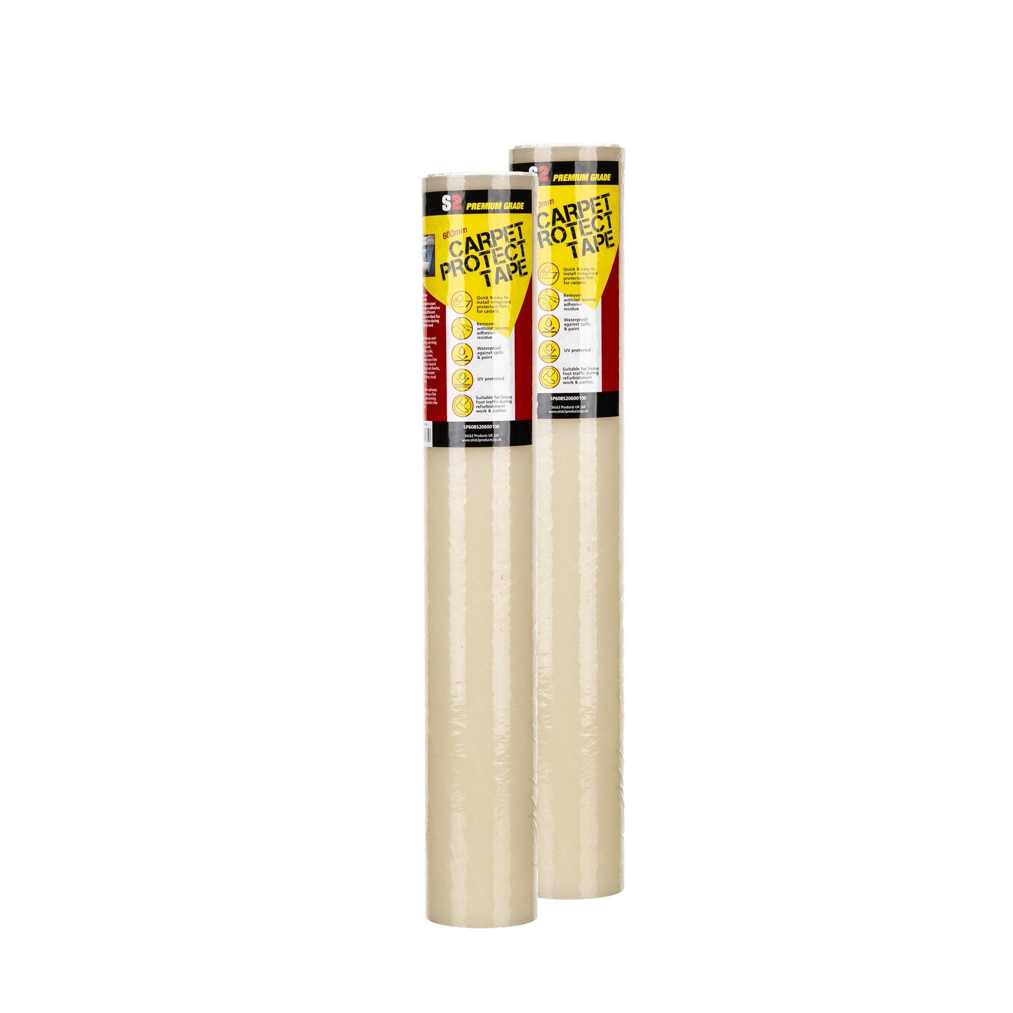 Carpet Protection Film - Reverse Wound - 600mm x 25m STICK2