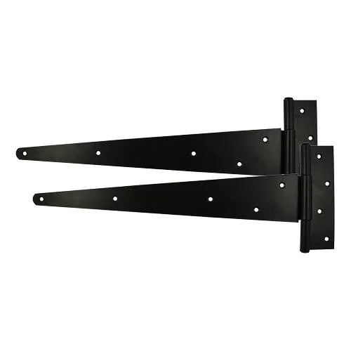 Strong Tee Hinge Pair Black