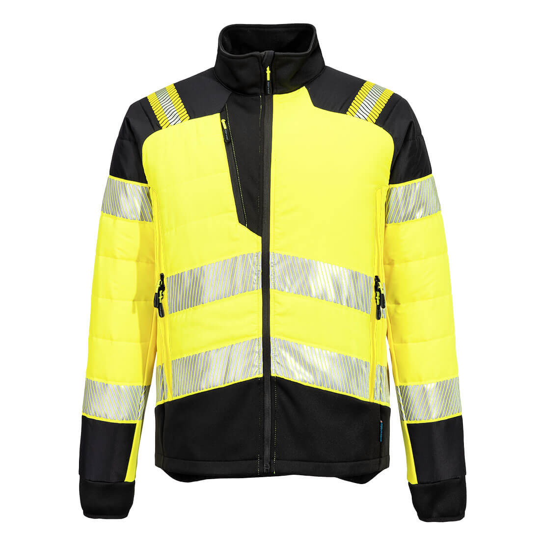 PW3 Hi-Vis Hybrid Baffle Jacket - 0