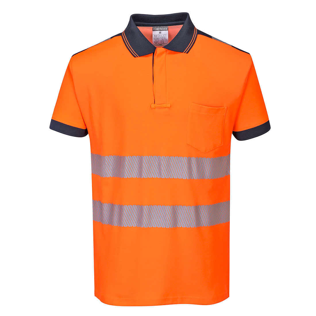 PW3 Hi-Vis Cotton Comfort Polo Shirt S/S - 0