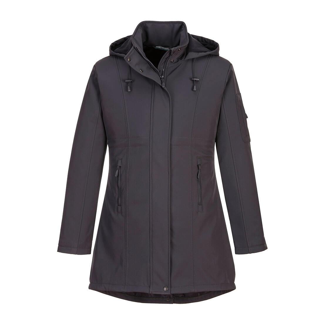 Carla Women's Hooded Softshell Jacket (3L) - 0