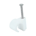 Flat Cable Clip White