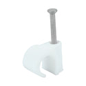 Flat Cable Clip White