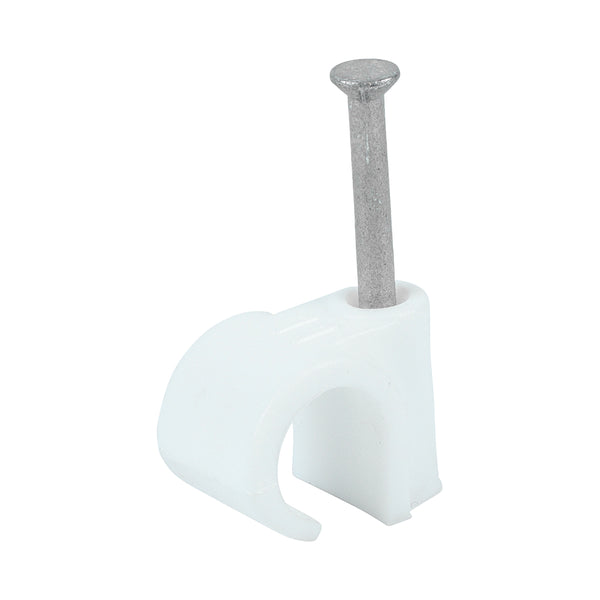 Flat Cable Clip White