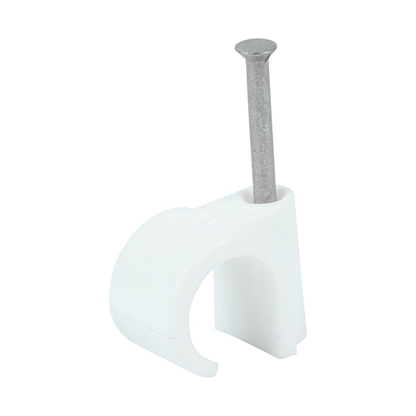 Flat Cable Clip White