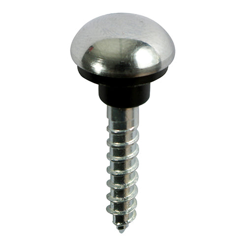 TIMCO Mirror Screws Dome Head Chrome