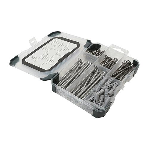 TIMCO Screws, Plug & Drill Bit A2 Stainless Steel Mixed Tray - 0