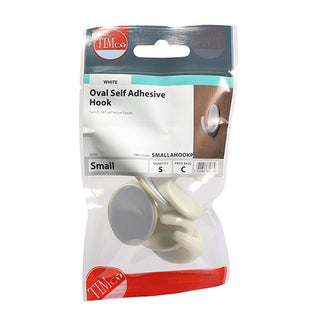 Oval Self-Adhesive Hooks - SM