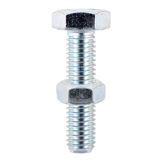 Set Screw & Hex Nut - BZP