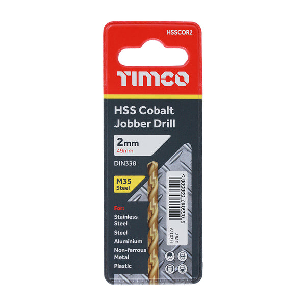 HSS-CO Jobber Drill Bit Cobalt