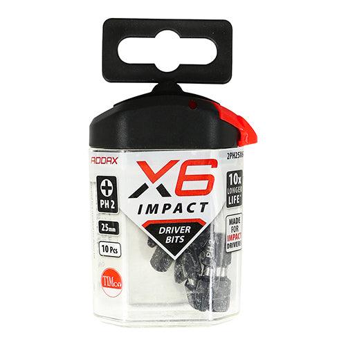 X6 Impact Phillips Driver Bit