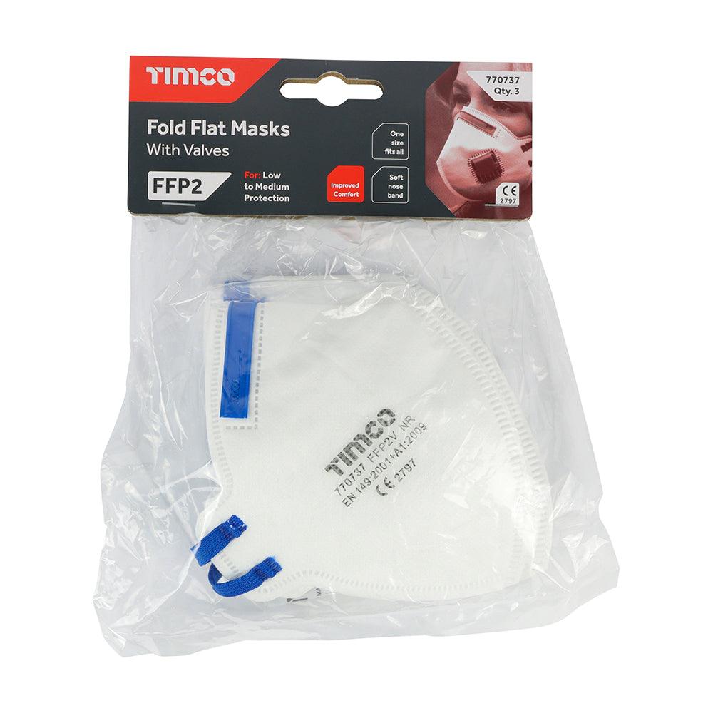 FFP2 Fold Flat Mask - Valved