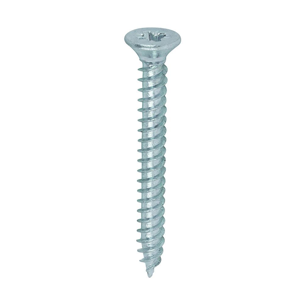 TIMCO Twin-Threaded Countersunk Silver Woodscrews