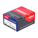 TIMCO Twin-Threaded Countersunk Silver Woodscrews