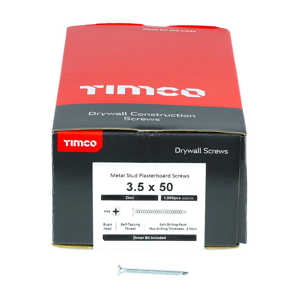 TIMCO Drywall Self-Drilling Bugle Head Silver Screws