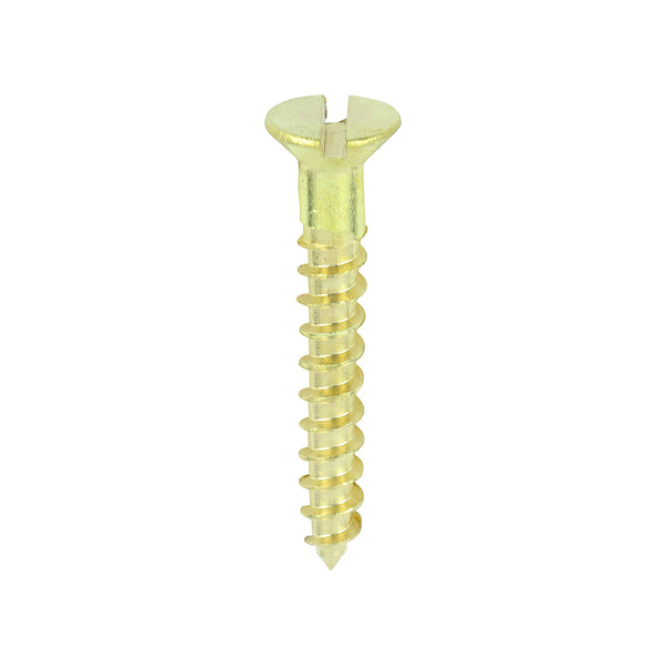 TIMCO Solid Brass Countersunk Woodscrews