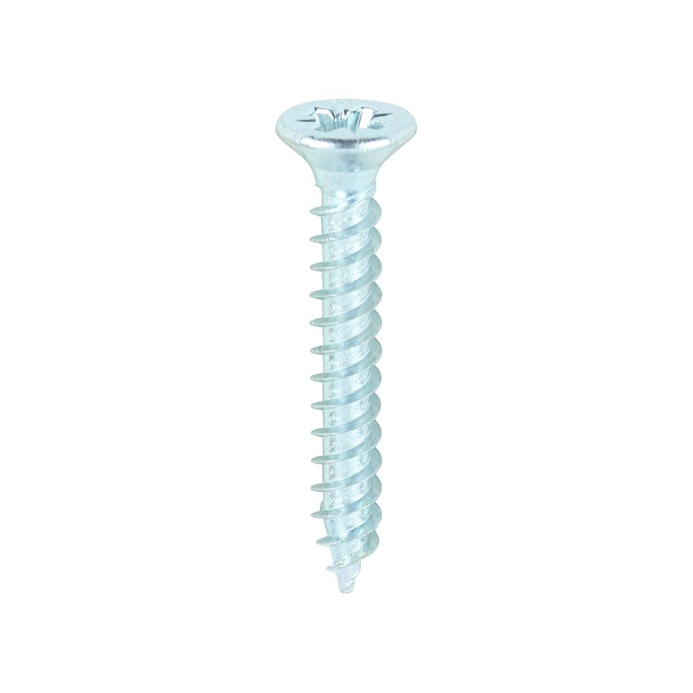 TIMCO Twin-Threaded Countersunk Silver Woodscrews