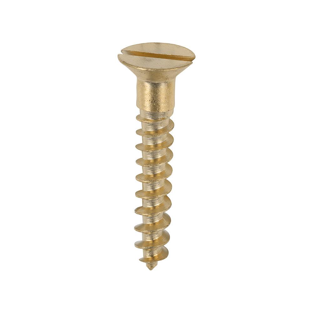 TIMCO Solid Brass Countersunk Woodscrews