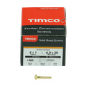 TIMCO Solid Brass Round Head Woodscrews