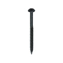 TIMCO Twin-Threaded Round Head Black Woodscrews