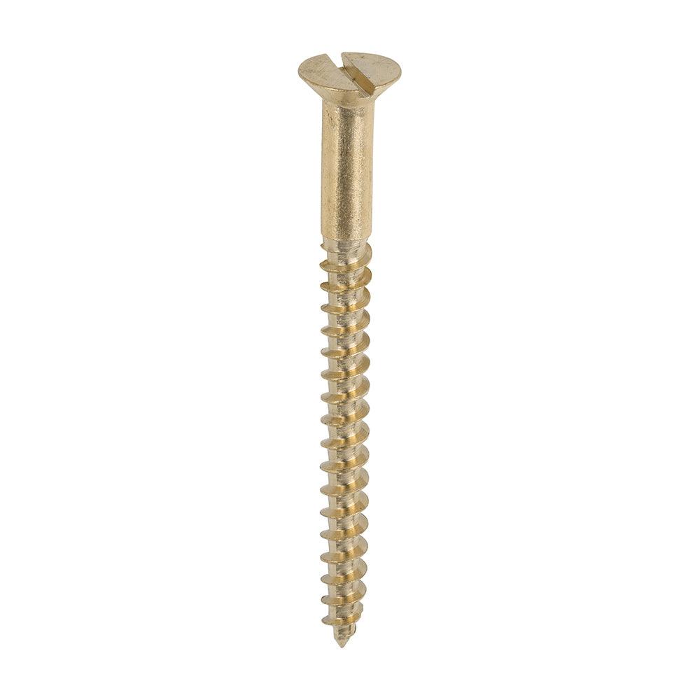 TIMCO Solid Brass Countersunk Woodscrews