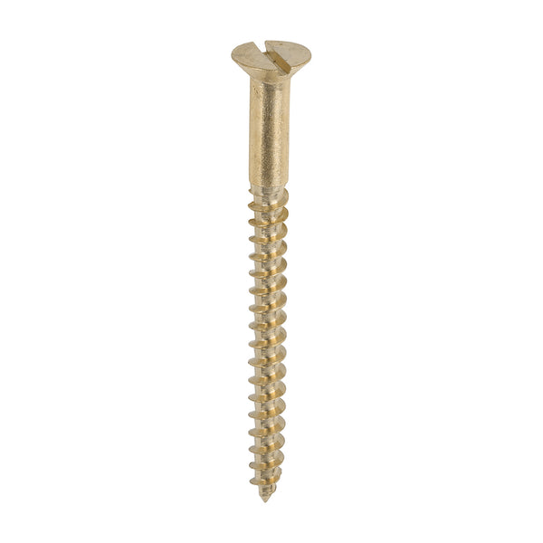 TIMCO Solid Brass Countersunk Woodscrews